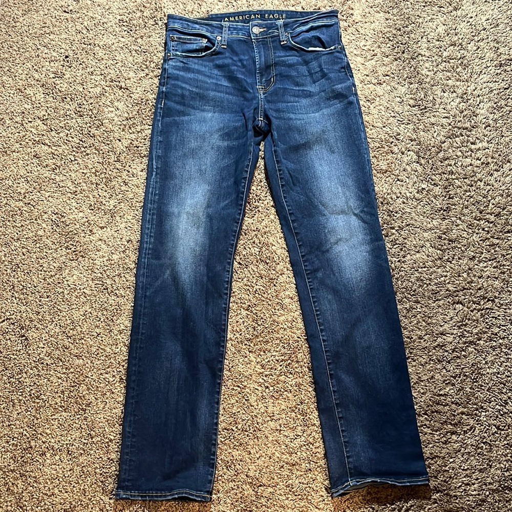 America Eagle jeans, relaxed straight, 32X34